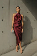 Elegant Red Bodycon Dress – Classic Glam Look